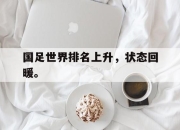 IM体育-国足世界排名上升，状态回暖。